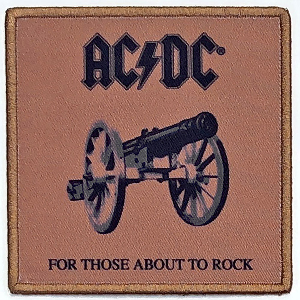 ACDC STANDARD PATCH: FOR THOSE ABOUT TO ROCK