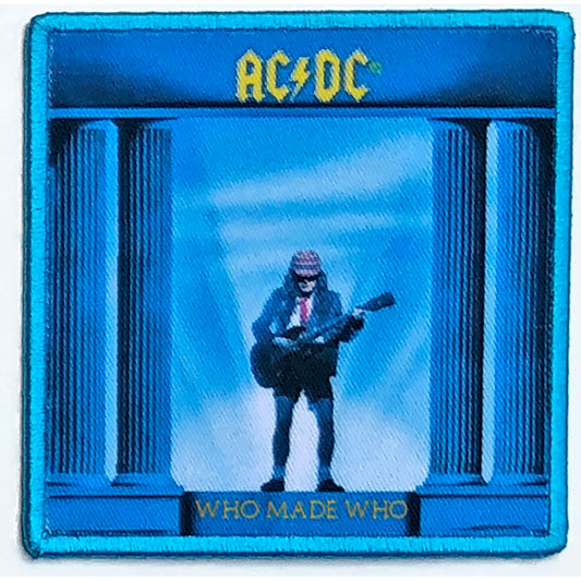 ACDC STANDARD PATCH: WHO MADE WHO (ALBUM COVER)