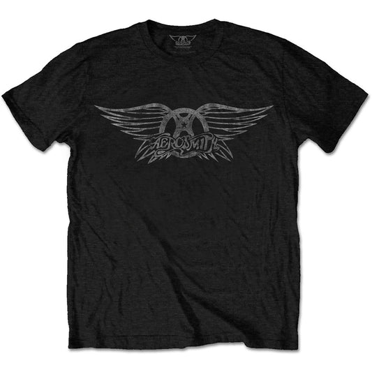 AEROSMITH UNISEX T-SHIRT: VINTAGE LOGO