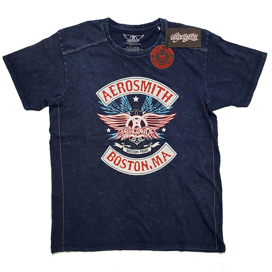 AEROSMITH UNISEX T-SHIRT: BOSTON PRIDE