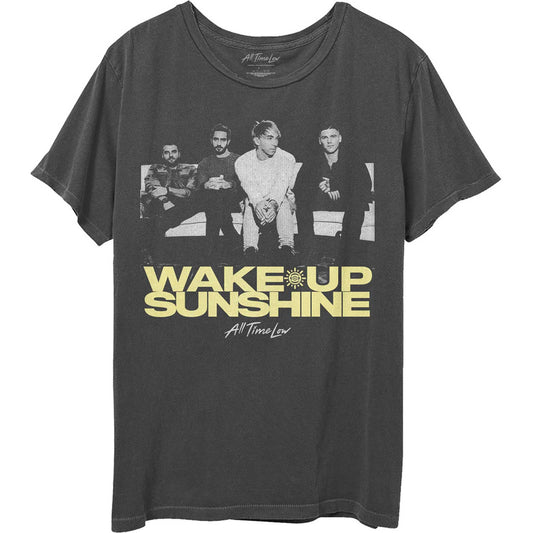 ALL TIME LOW UNISEX T-SHIRT: FADED WAKE UP SUNSHINE