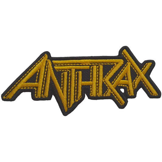 ANTHRAX STANDARD PATCH: YELLOW LOGO