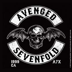 AVENGED SEVENFOLD SINGLE CORK COASTER: DEATH BAT CREST