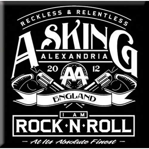 ASKING ALEXANDRIA FRIDGE MAGNET: ROCK N' ROLL