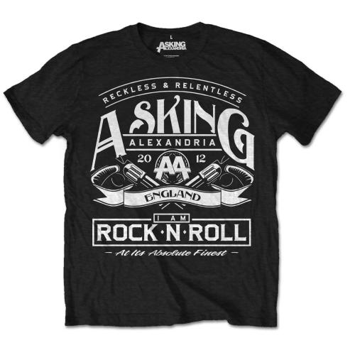 ASKING ALEXANDRIA UNISEX T-SHIRT: ROCK 'N ROLL