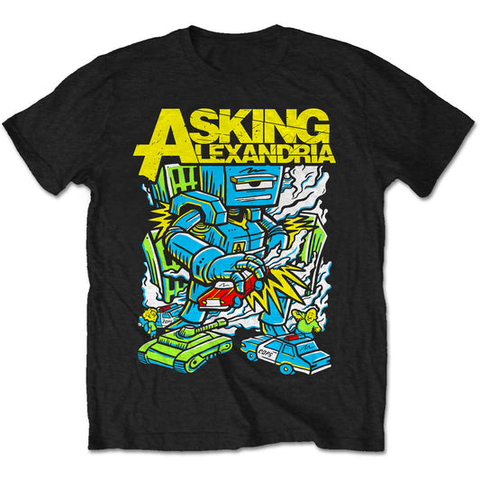 ASKING ALEXANDRIA UNISEX T-SHIRT: KILLER ROBOT