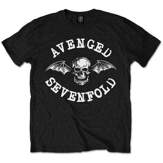 AVENGED SEVENFOLD UNISEX T-SHIRT: CLASSIC DEATH BAT