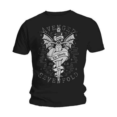 AVENGED SEVENFOLD UNISEX T-SHIRT: CLOAK & DAGGER