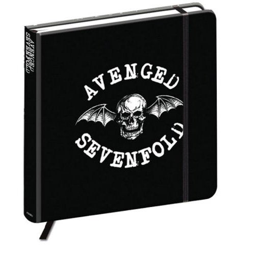 AVENGED SEVENFOLD NOTEBOOK: DEATH BAT CREST HARD BACK