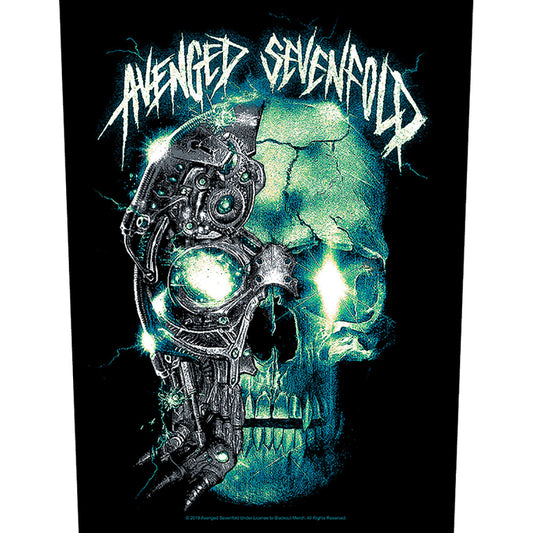 AVENGED SEVENFOLD BACK PATCH: MECHANICAL SKULL