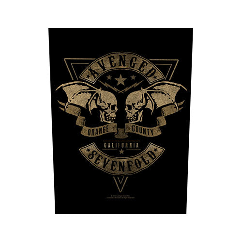 AVENGED SEVENFOLD BACK PATCH: ORANGE COUNTY