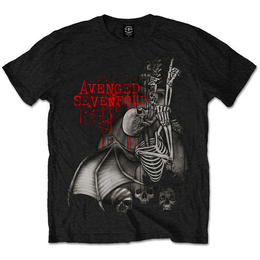 AVENGED SEVENFOLD UNISEX T-SHIRT: SPINE CLIMBER