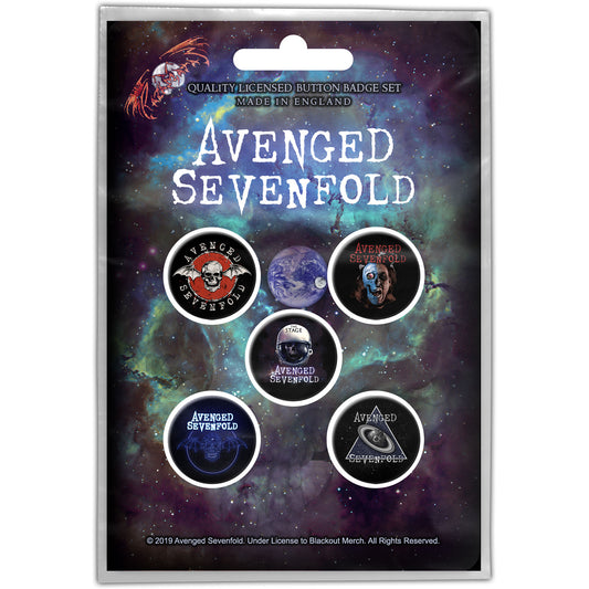 AVENGED SEVENFOLD BUTTON BADGE PACK: THE STAGE