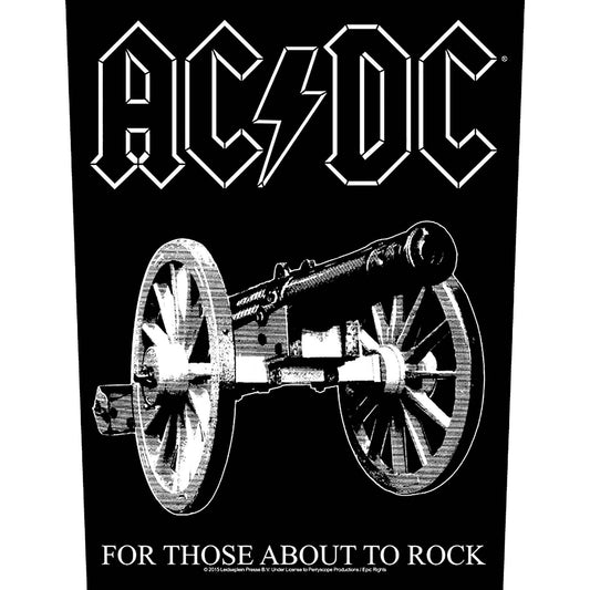 ACDC BACK PATCH: FOR THOSE ABOUT TO ROCK