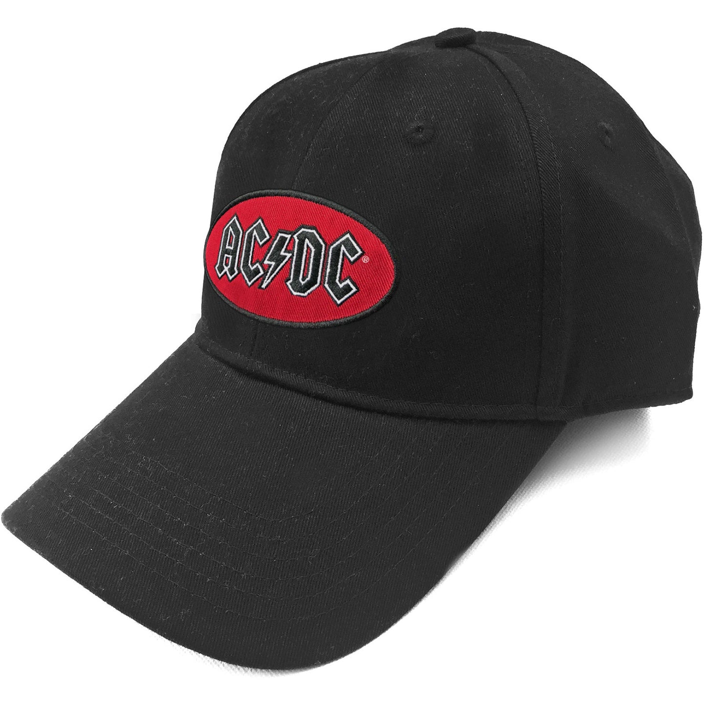 AC/DC UNISEX BASEBALL CAP: OVAL LOGO