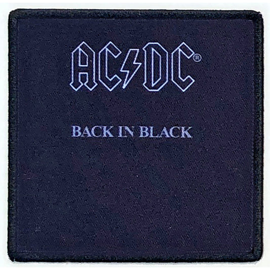 ACDC STANDARD PATCH: BACK IN BLACK