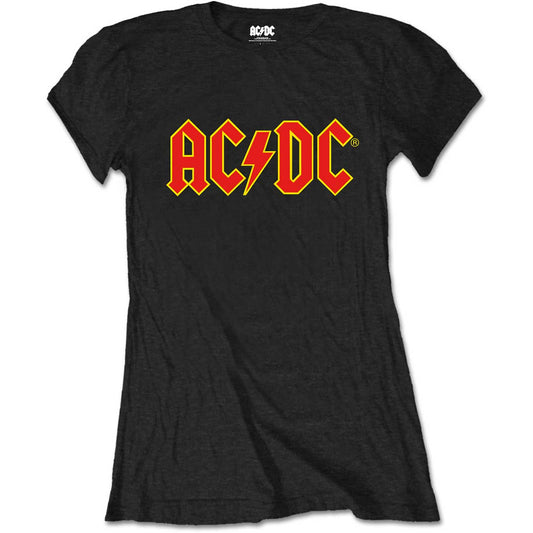 AC/DC LADIES T-SHIRT: CLASSIC LOGO