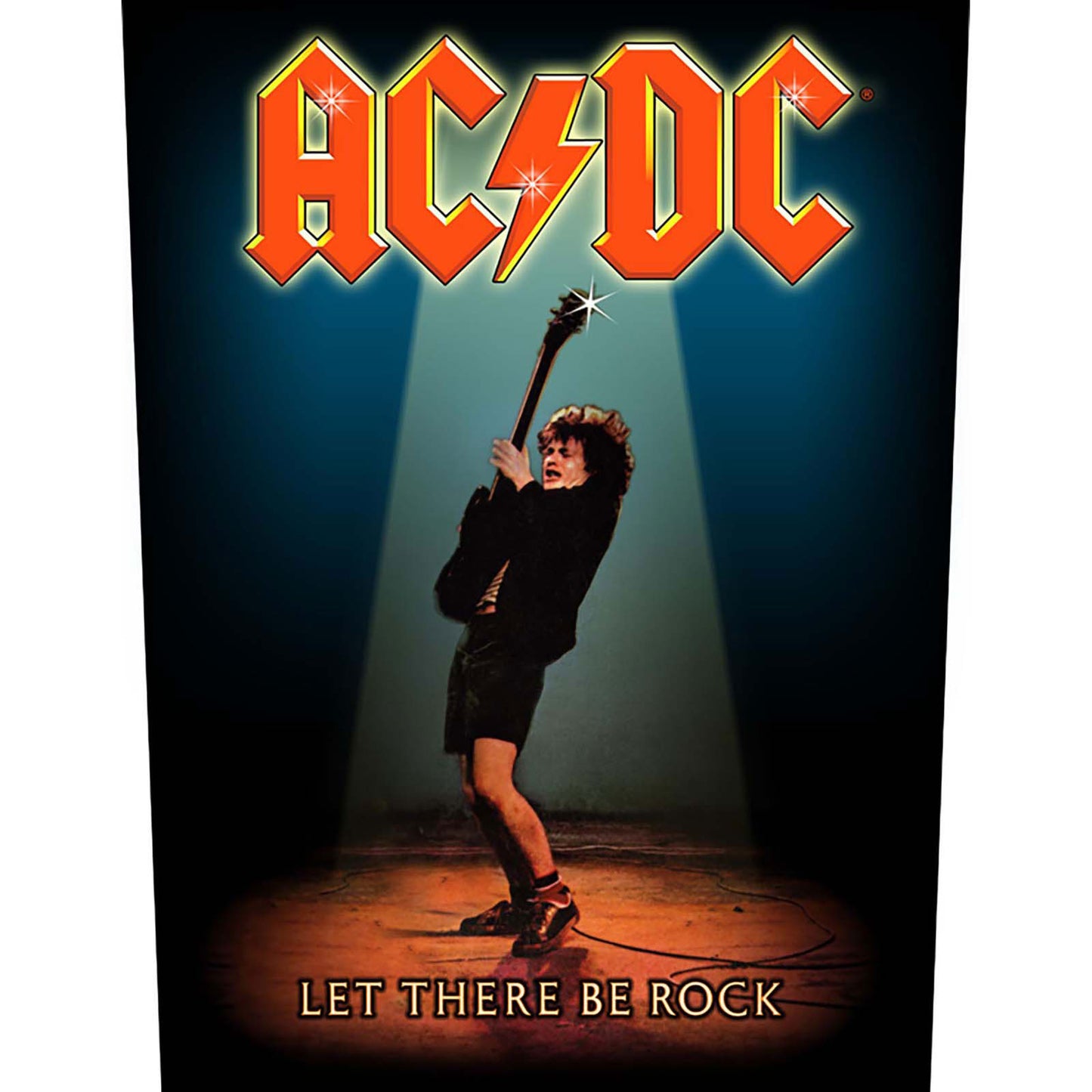 ACDC BACK PATCH: LET THERE BE ROCK