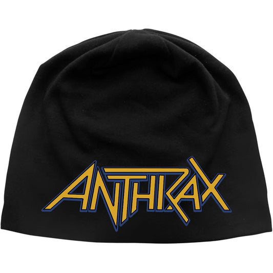 ANTHRAX UNISEX BEANIE HAT: LOGO