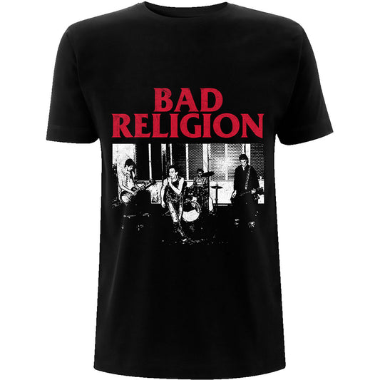 BAD RELIGION UNISEX T-SHIRT: LIVE 1980