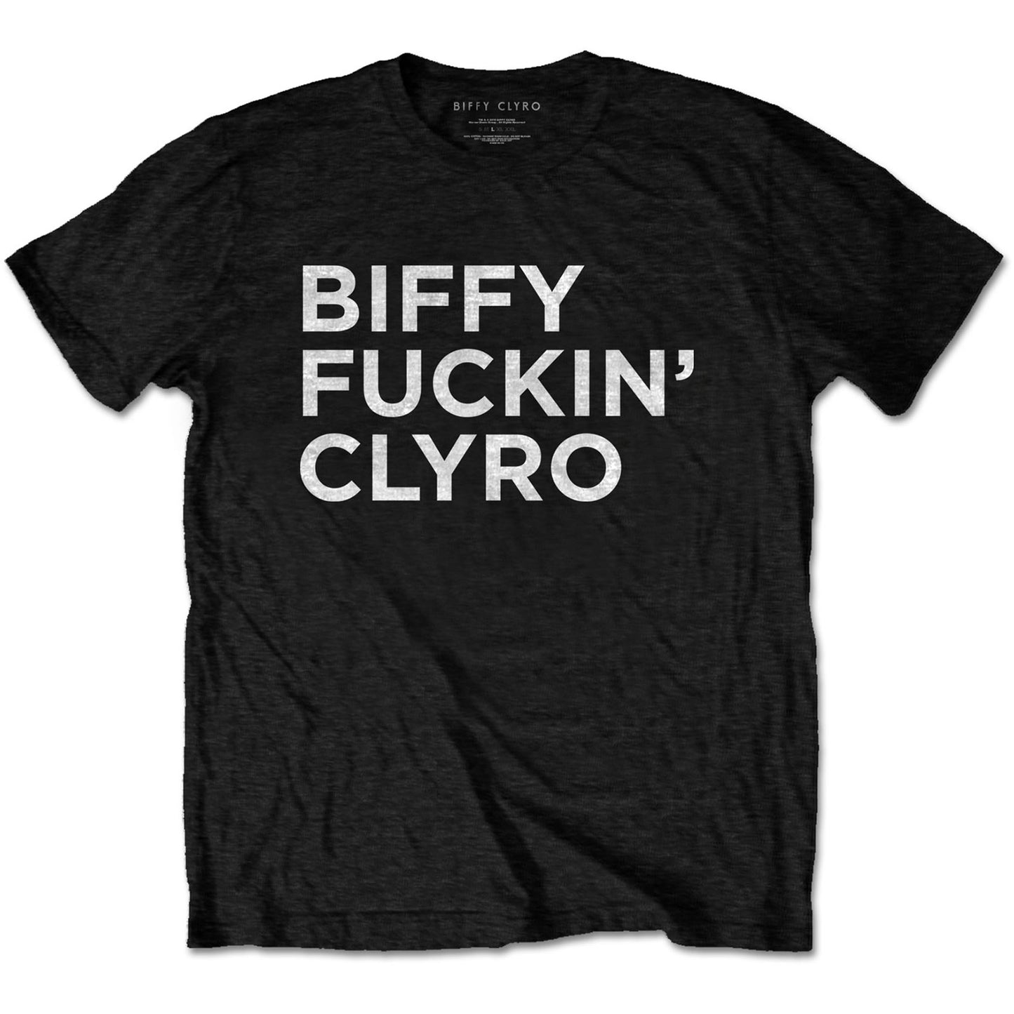 BIFFY CLYRO UNISEX T-SHIRT: BIFFY FUCKING CLYRO