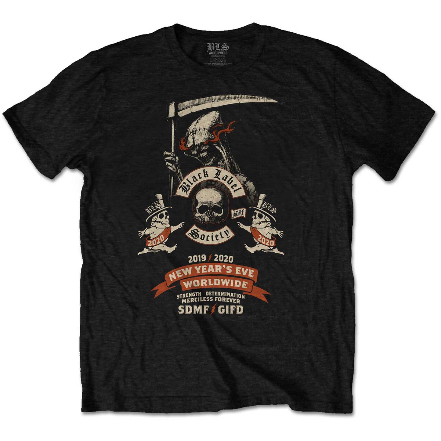 BLACK LABEL SOCIETY UNISEX T-SHIRT: NEW YEARS EVE