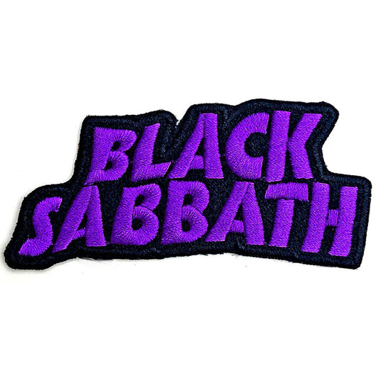 BLACK SABBATH STANDARD PATCH: CUT-OUT WAVY LOGO