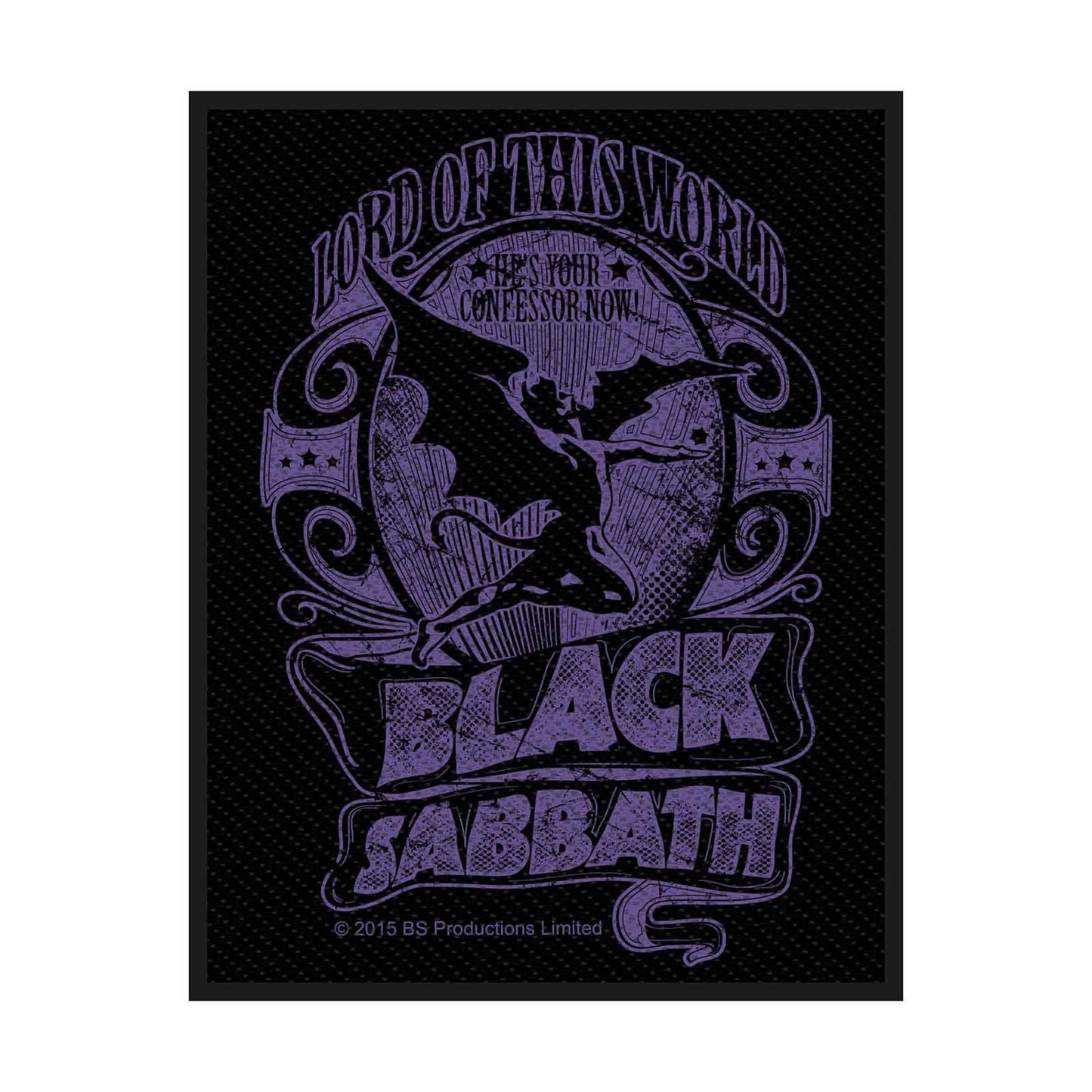 BLACK SABBATH STANDARD PATCH: LORD OF THIS WORLD