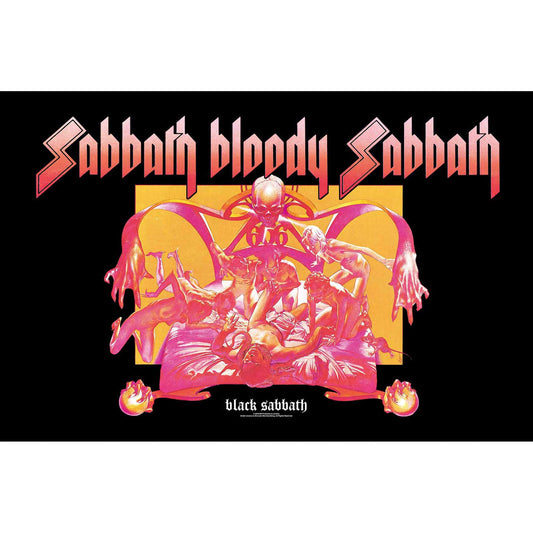 BLACK SABBATH TEXTILE POSTER: SABBATH BLOODY SABBATH