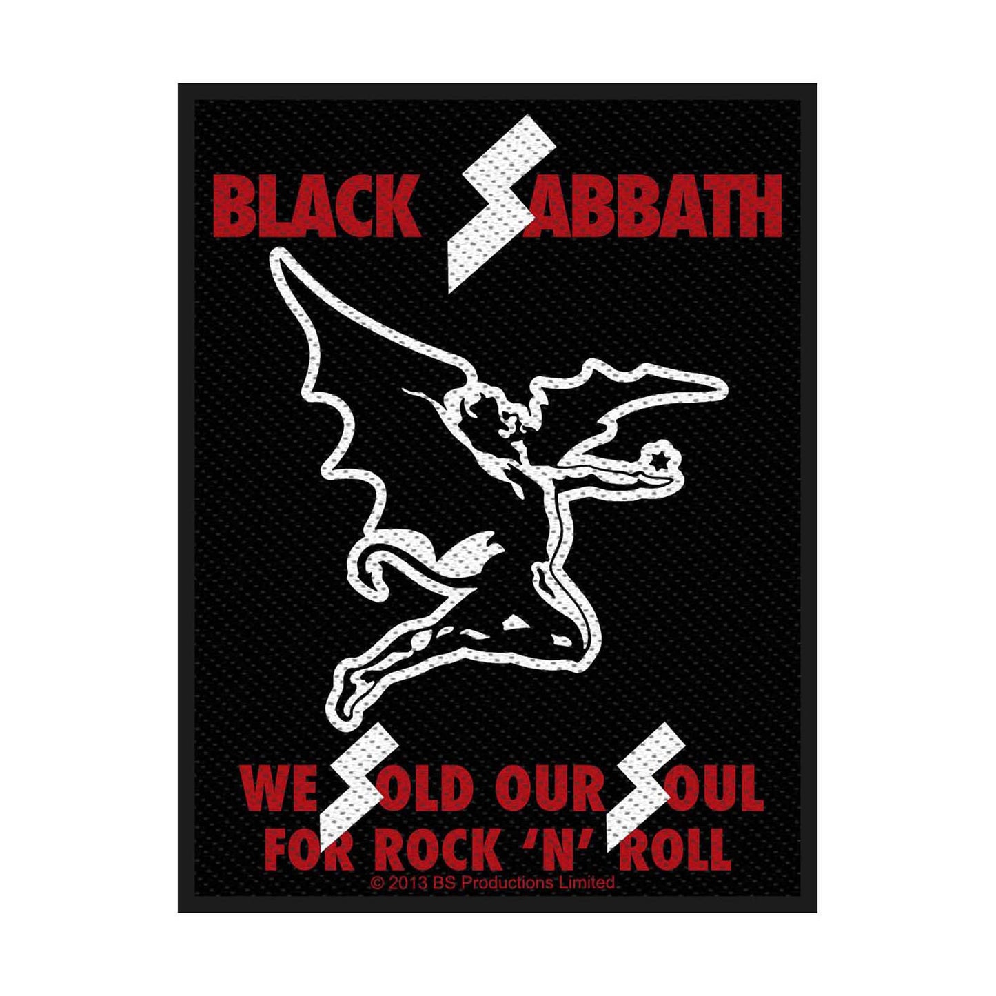 BLACK SABBATH STANDARD PATCH: SOLD OUR SOULS