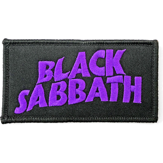 BLACK SABBATH STANDARD PATCH: WAVY LOGO