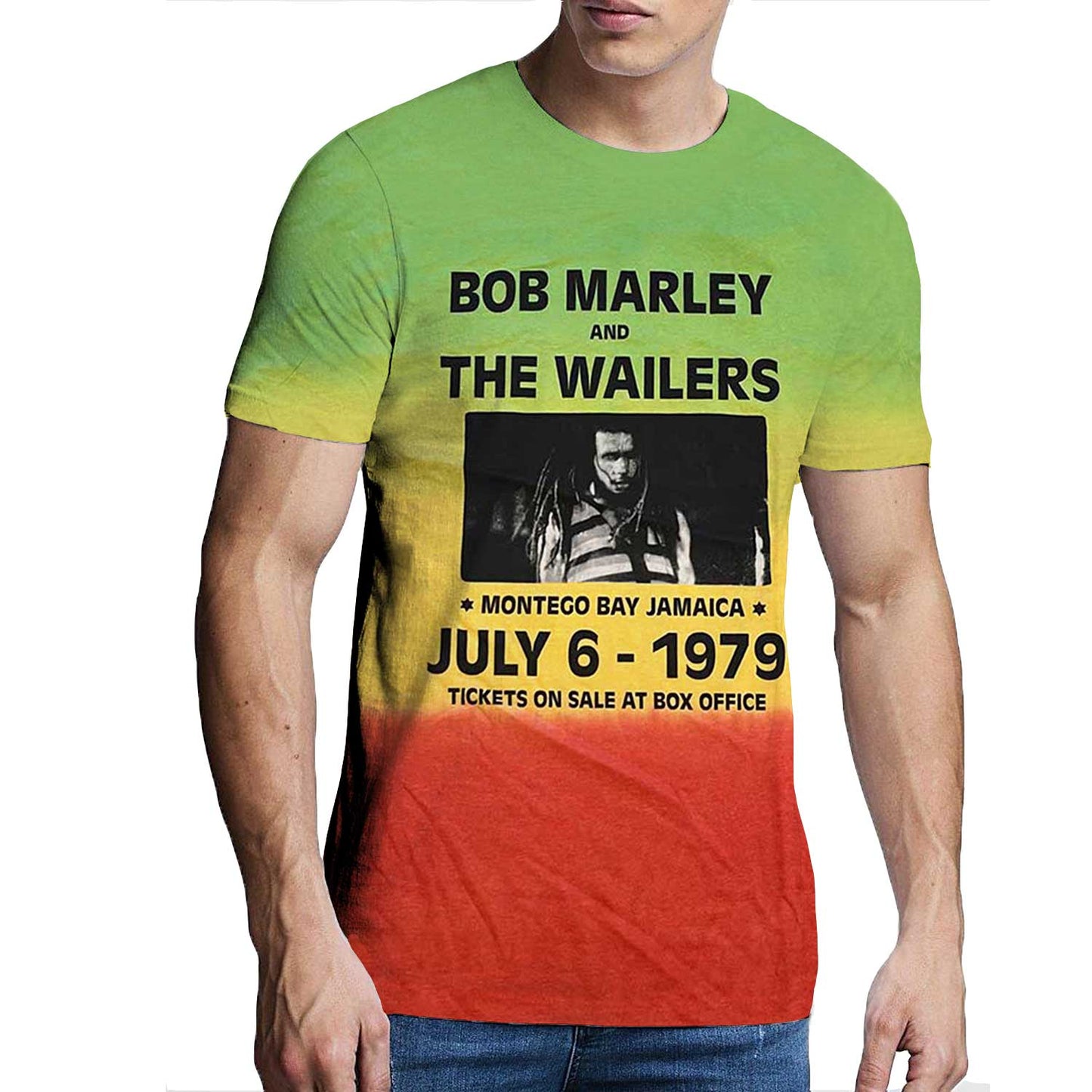 BOB MARLEY UNISEX T-SHIRT: MONTEGO BAY