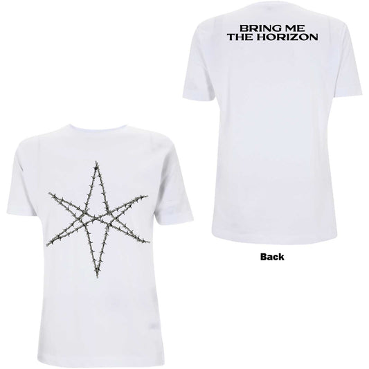 BRING ME THE HORIZON UNISEX T-SHIRT: BARBED WIRE 