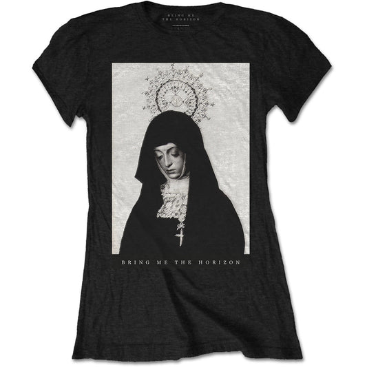 BRING ME THE HORIZON LADIES T-SHIRT: NUN