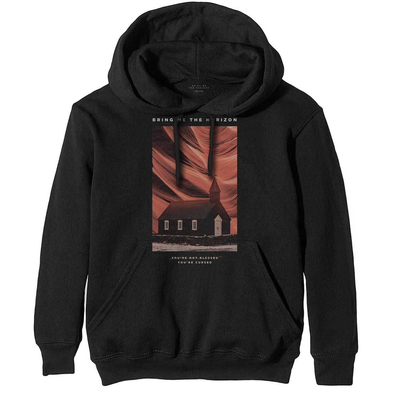 BRING ME THE HORIZON UNISEX PULLOVER HOODIE: YOU'RE CURSED