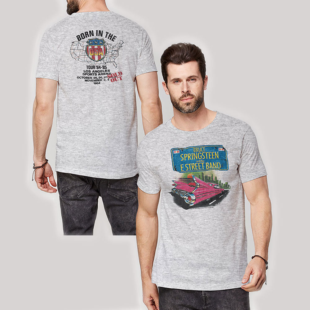 BRUCE SPRINGSTEEN UNISEX T-SHIRT: PINK CADILLAC