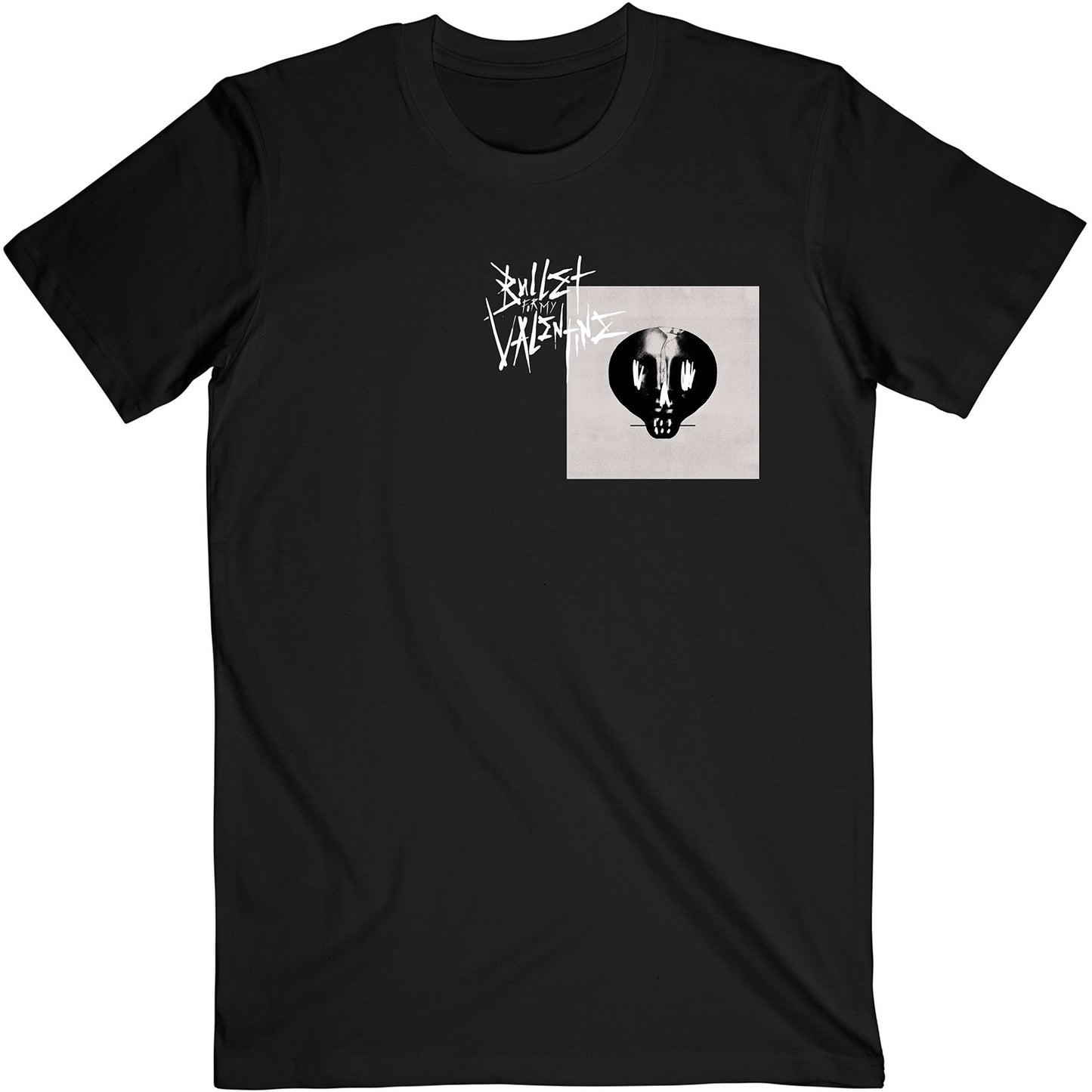 BULLET FOR MY VALENTINE UNISEX T-SHIRT: ALBUM CROPPED & LOGO