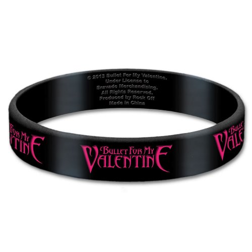 BULLET FOR MY VALENTINE GUMMY WRISTBAND: LOGO