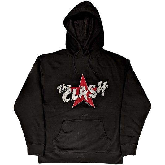 THE CLASH UNISEX PULLOVER HOODIE: STAR LOGO
