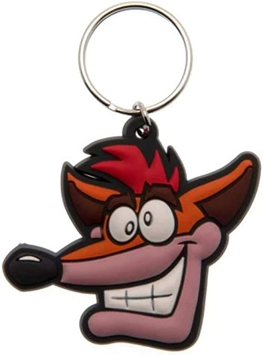 Crash Bandicoot (Extra Life)  Rubber Keychain