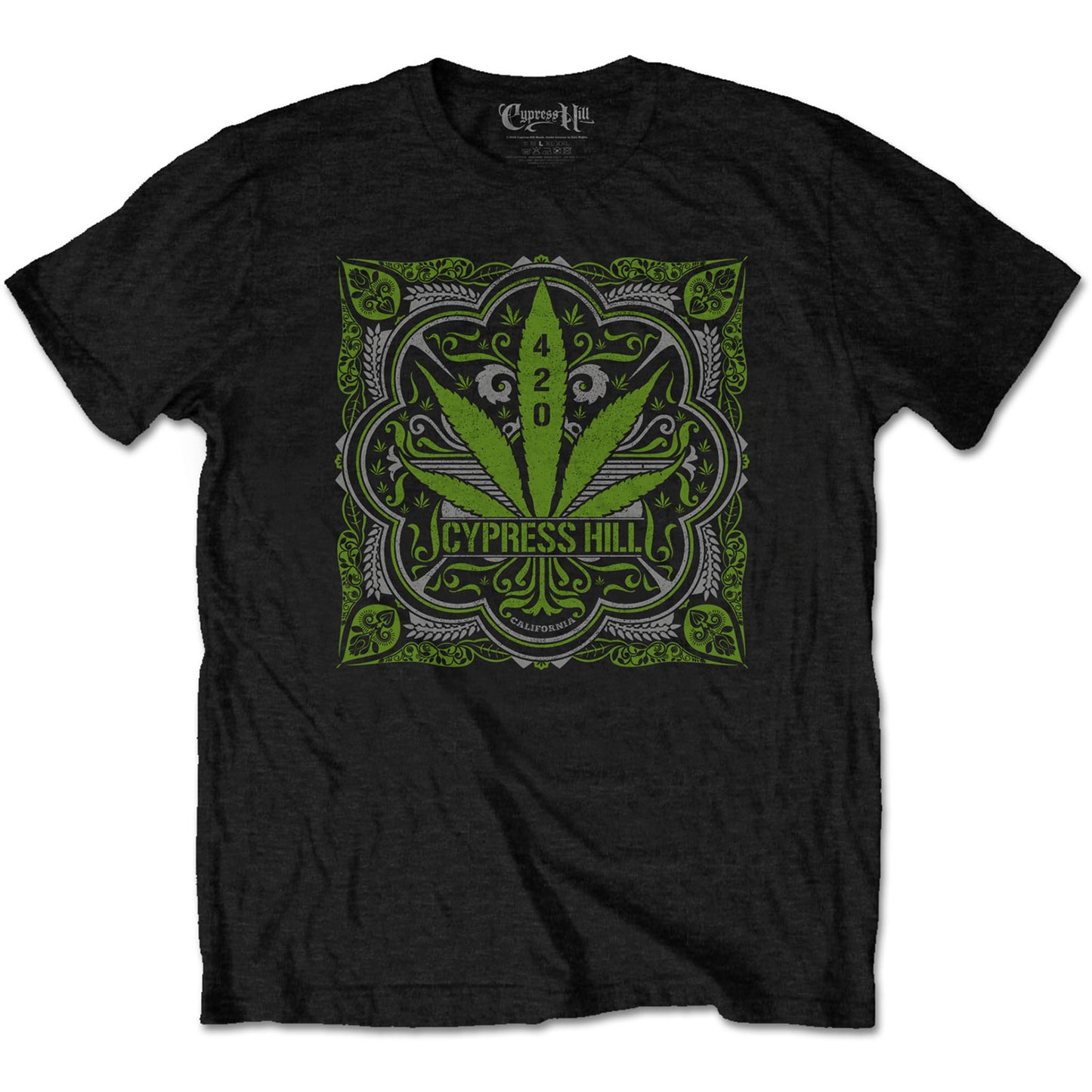 CYPRESS HILL UNISEX T-SHIRT: 420 LEAF