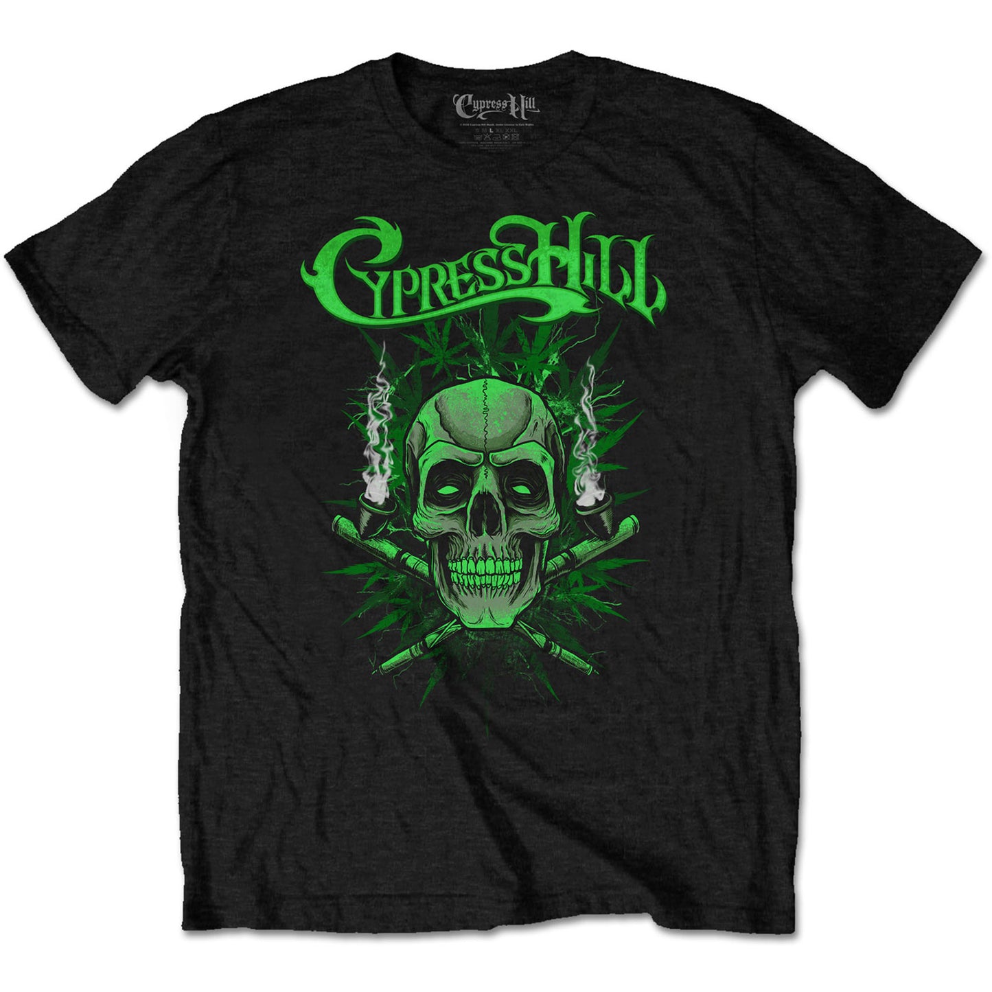 CYPRESS HILL UNISEX T-SHIRT: TWIN PIPES