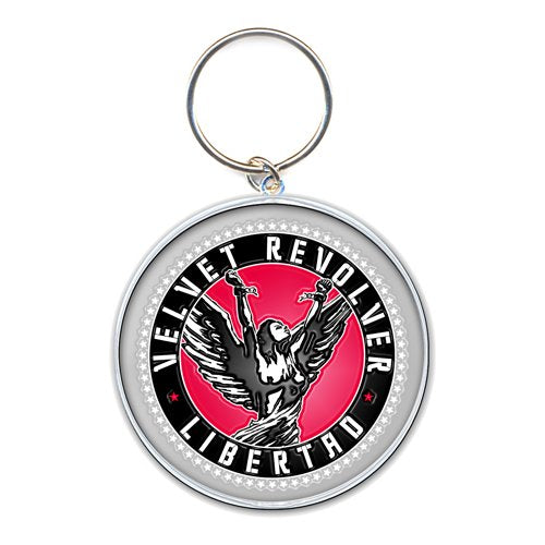 Velvet Revolver Circle Logo Keychain