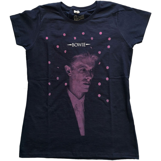 DAVID BOWIE LADIES T-SHIRT: DOTS