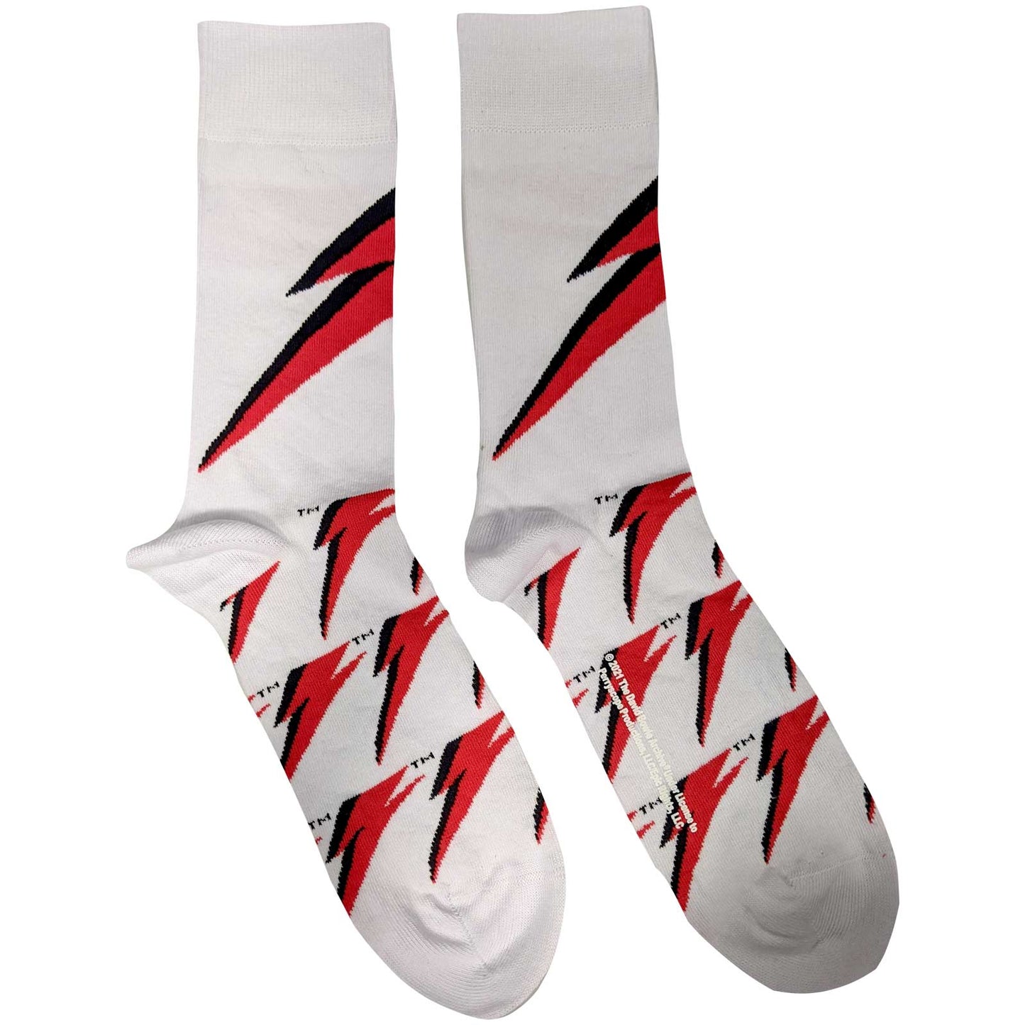 DAVID BOWIE UNISEX ANKLE SOCKS: FLASH (UK SIZE 7 - 11)