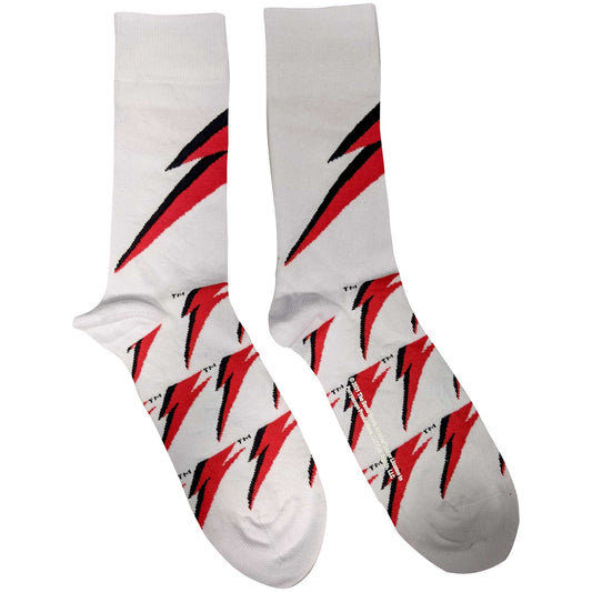 DAVID BOWIE UNISEX ANKLE SOCKS: FLASH (UK SIZE 7 - 11)