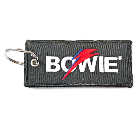 DAVID BOWIE KEYCHAIN: FLASH LOGO