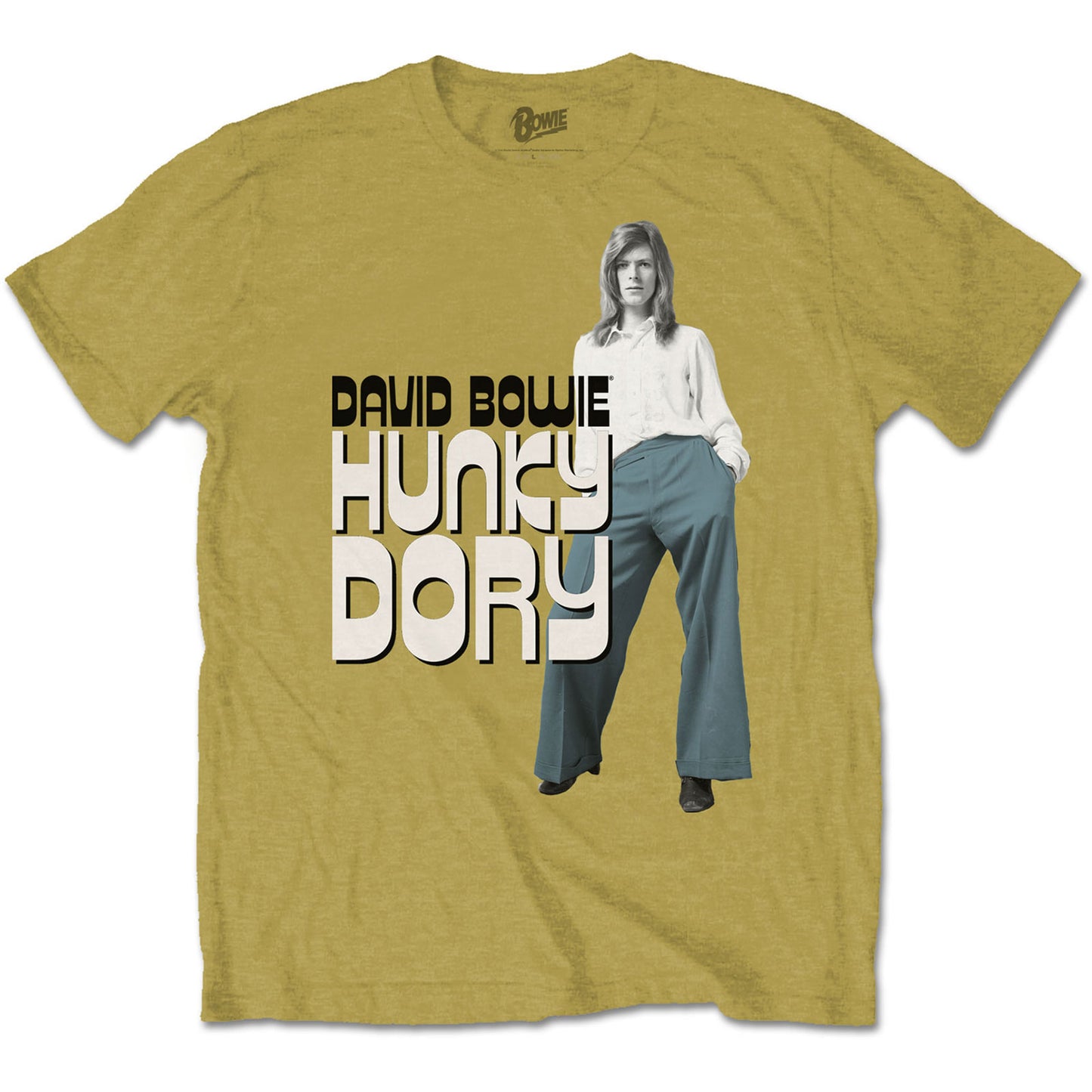 DAVID BOWIE UNISEX T-SHIRT: HUNKY DORY 2