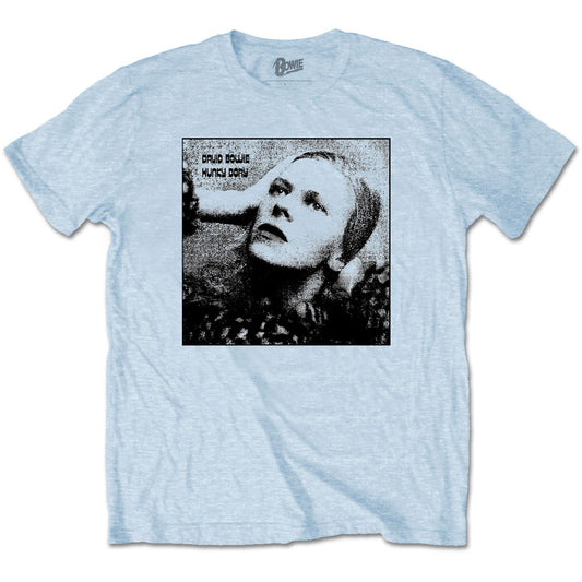 DAVID BOWIE UNISEX T-SHIRT: HUNKY DORY MONO