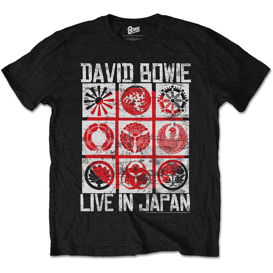 DAVID BOWIE UNISEX T-SHIRT: LIVE IN JAPAN